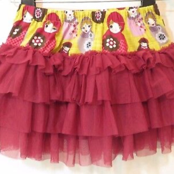 Matilda Jane Sylvie Skirt Girls Size 2 Character Counts Heart Soul Pride - Picture 4 of 4